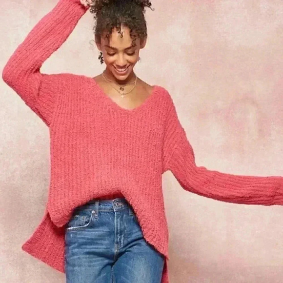 ultra soft Long sleeved Sweater pink - Picture 1 of 6